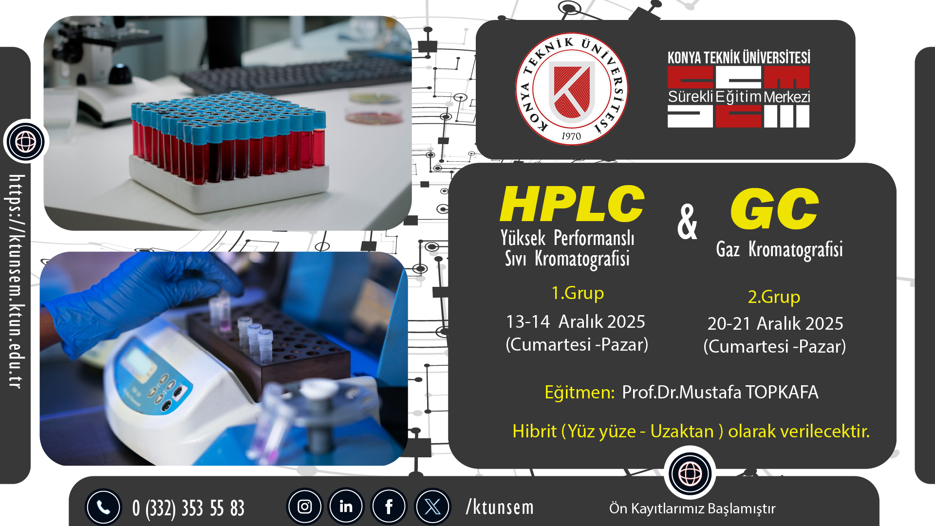 Sertifikalı ve Uygulamalı HPLC ve GC Eğitimi